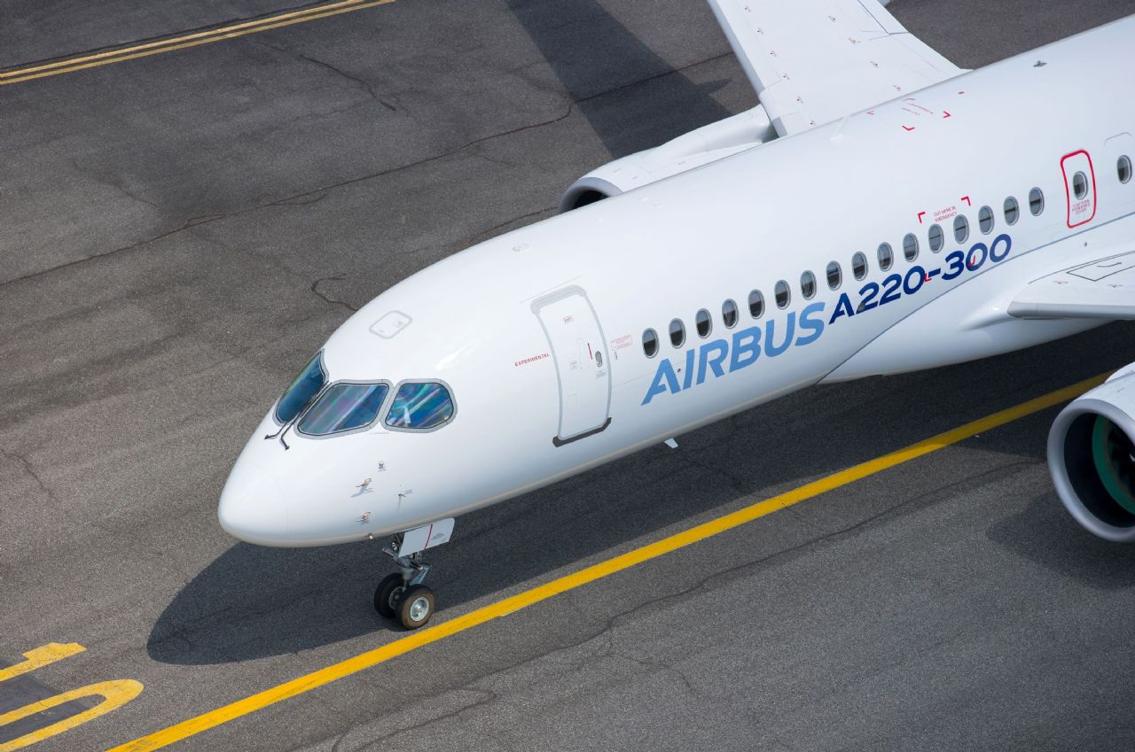 Airbus ima novo letalo A220 za kratke dosege