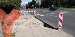 Gradbišče v Ljubljani past za pešce in kolesarje - fotografija 2