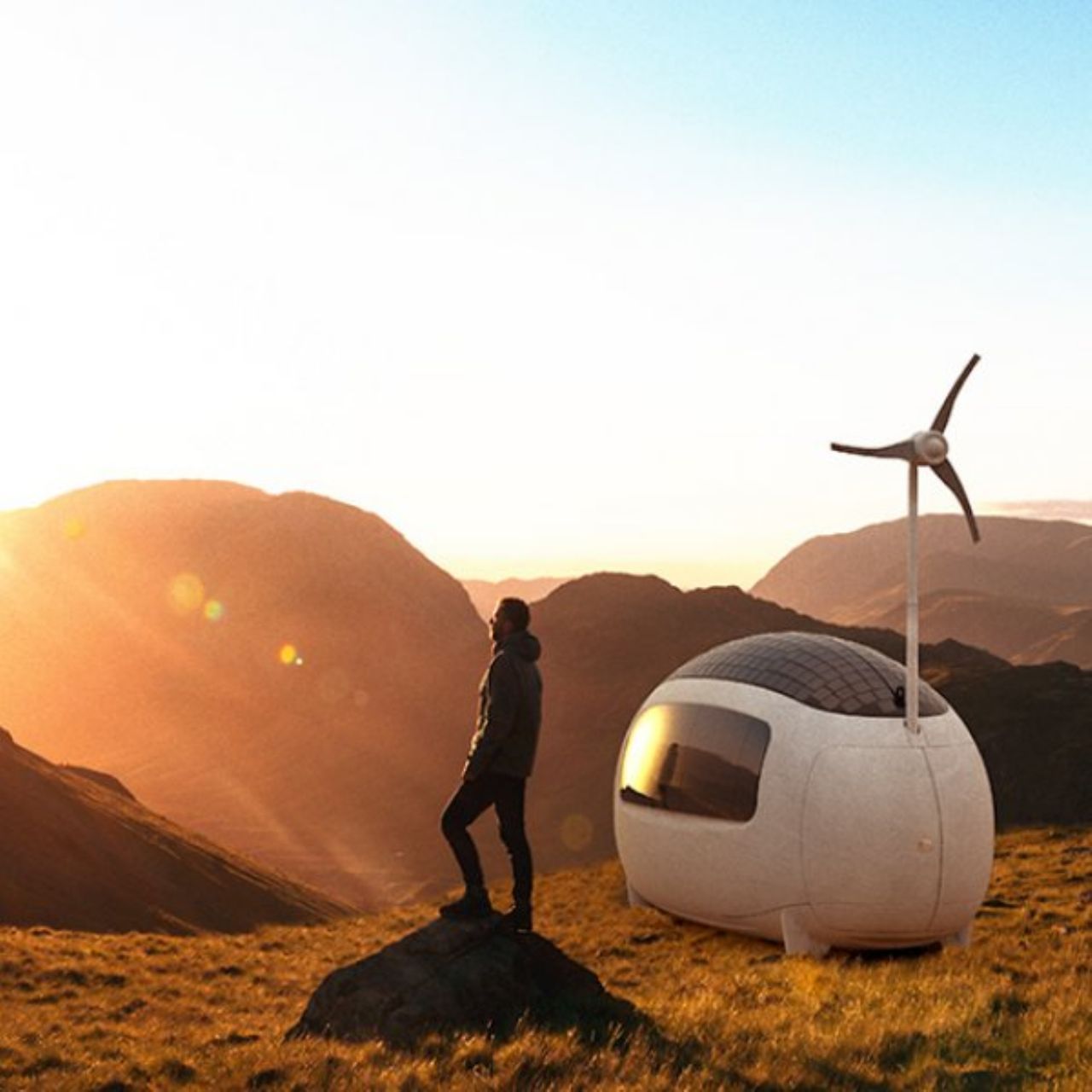 Samooskrbna  mikro hišica Ecocapsule