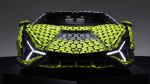Kockasti Lamborghini Sian v naravni velikosti - fotografija 1
