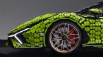 Kockasti Lamborghini Sian v naravni velikosti - fotografija 7