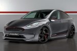Tesla Y z masko - fotografija 3