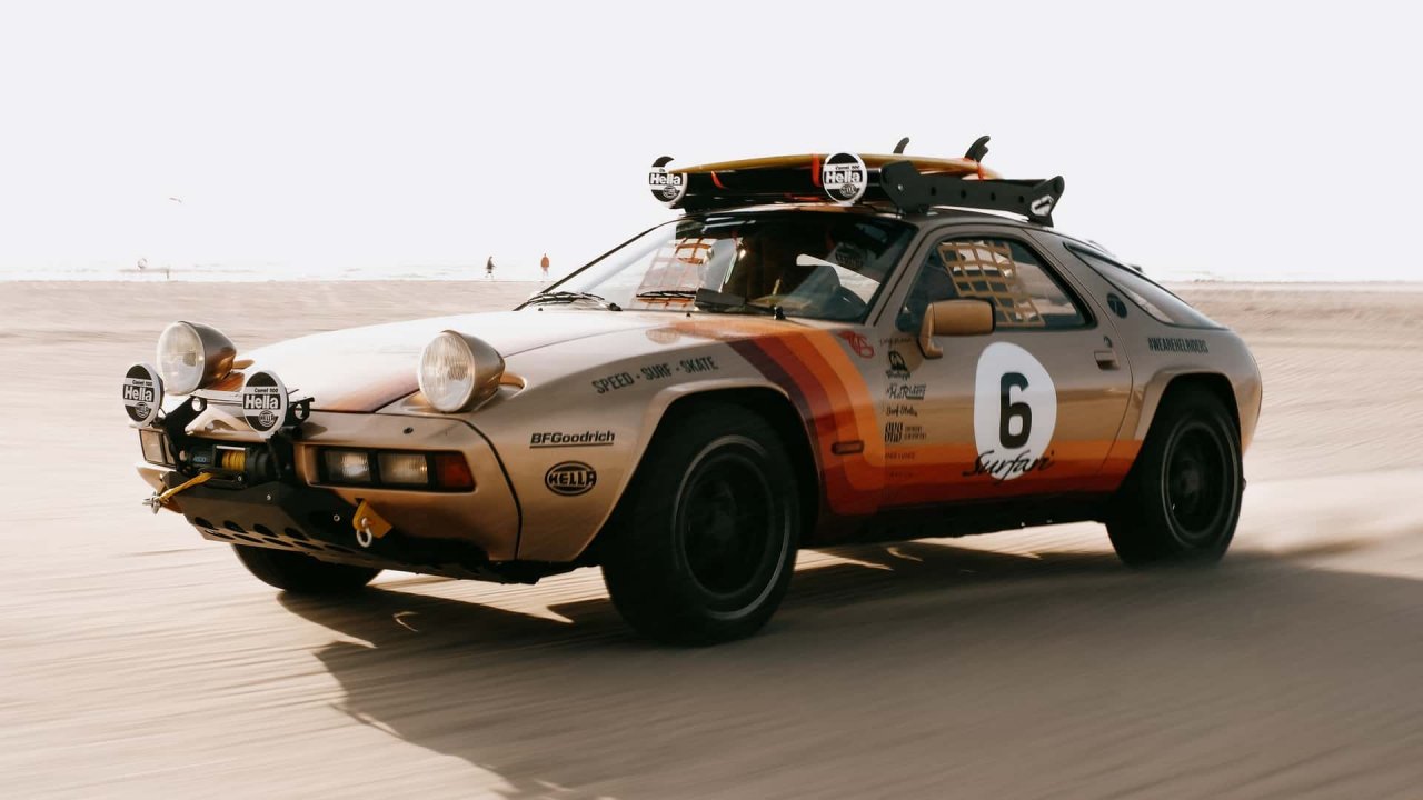 Porsche 928 kot buggy za na plažo Porsche 928 kot buggy za na plažo