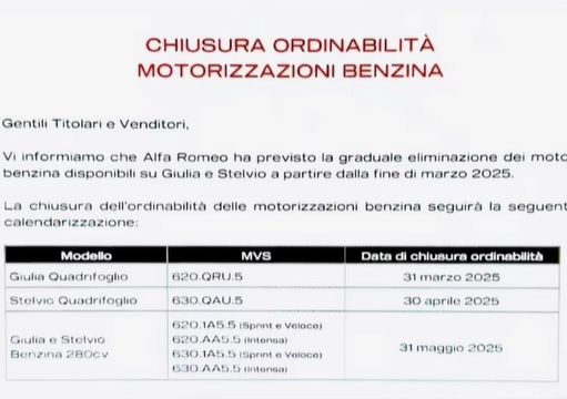 Giulia in Stelvio mahata v slovo Giulia in Stelvio mahata v slovo