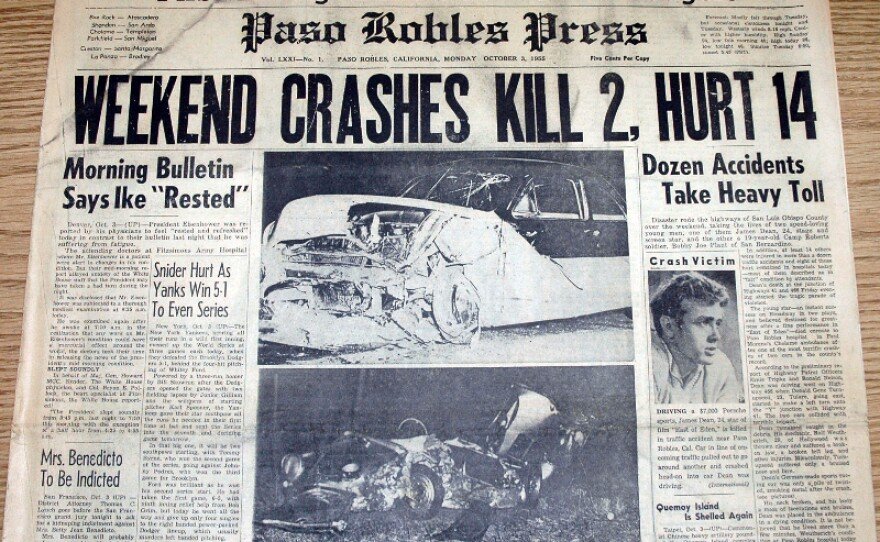 Deanova nesreča se sploh ni zgodila pri visoki hitrosti, le voznika sta se spregledala in pred trčenjem skoraj ni bilo zaviranja.