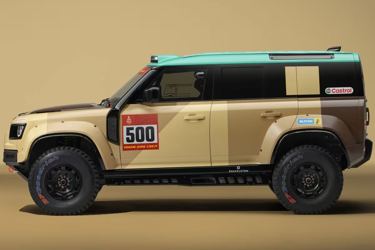 Defender je že pripravljen na Dakar 2026