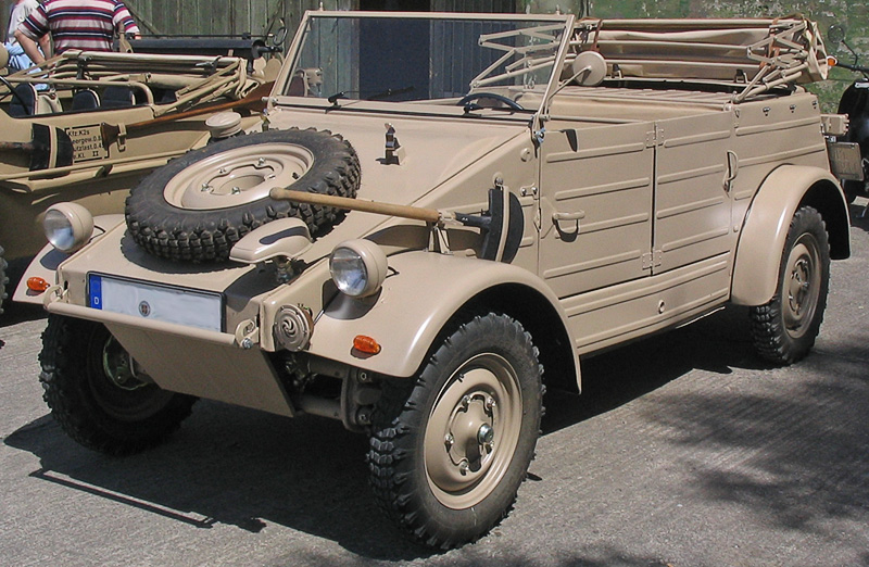 Legendarni Kubelwagen, dedek sodobnih nemških terencev.