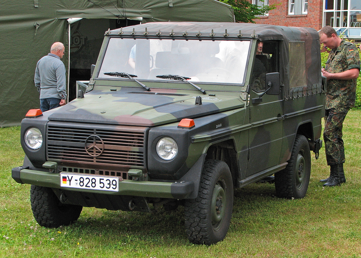 Puchov izdelek je našel pot tudi v Bundeswehr kot Mercedes Wolf.