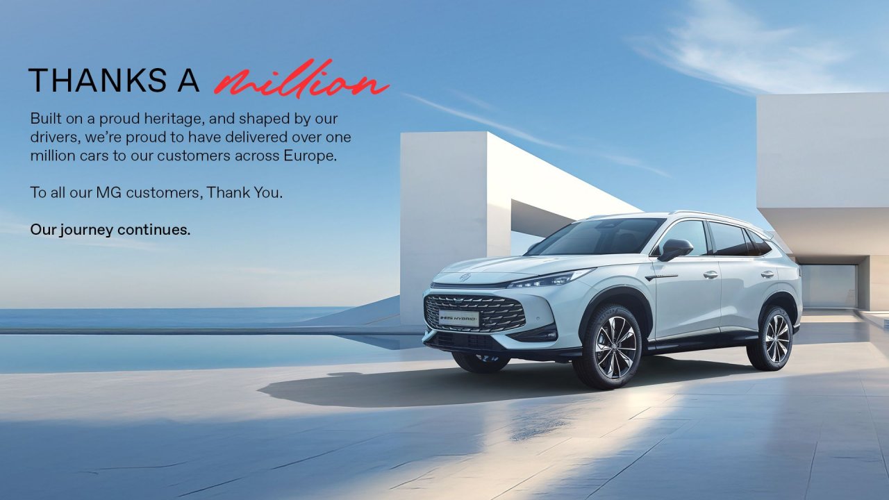 Milijonkrat hvala, pravijo pri MG