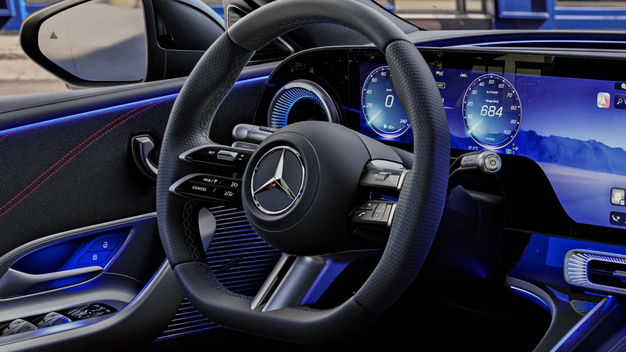 Futuristična notranjost novega Mercedesa