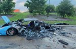 Škoda presega milijon evrov: v isti nesreči uničena dva Lamborghinija - fotografija 1