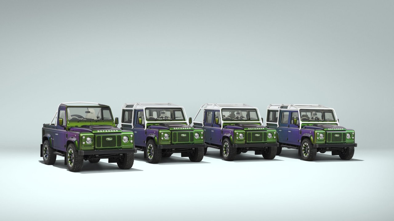 Land Rover izdelal štiri unikatne Defenderje za enega samega kupca Land Rover izdelal štiri unikatne Defenderje za enega samega kupca