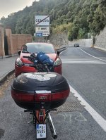 Nori Hrvat s Tomosom APN4 iz Istre do Portugalske - fotografija 2