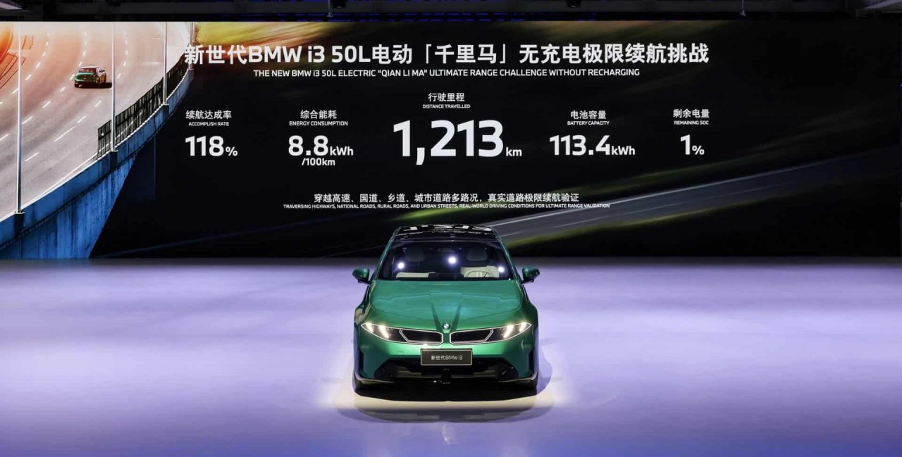 BMW i3 z enim polnjenjem prevozil kar 1.213 kilometrov BMW i3 z enim polnjenjem prevozil kar 1.213 kilometrov