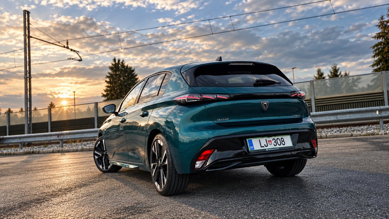 Peugeot 308 GT po prenovi z ostrimi linijami dokazuje, da ni potrebe po tem, da je družinska kompaktna limuzina oblikovno neizrazna.