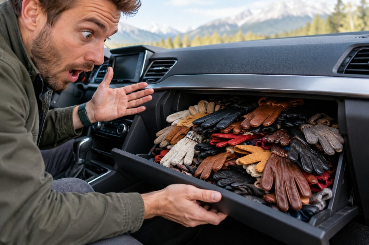 Zakaj Angleži predalu pred sovoznikom pravijo »predal za rokavice«? Zakaj Angleži predalu pred sovoznikom pravijo »predal za rokavice«?